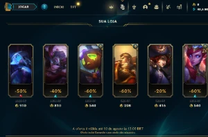 CONTA UNRANKED C/ CONDE VLADIMIR/ EZ FLIPERAMA/ EZ SSG - League of Legends LOL