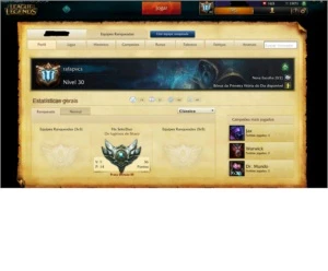 Conta prata III - League of Legends LOL