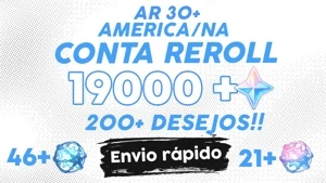 CONTA REROLL 17000 GEMAS AR 30 + GENSHIN IMPACT ⭐✨