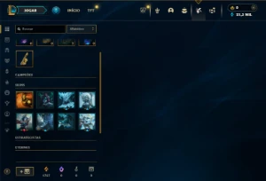 Mestre com 26 Champs e 1 Skin + 8 Fragmentos - League of Legends LOL