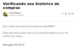 CONTA VALORANT/LOL 694 GASTOS