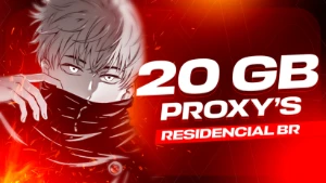 🛜 Proxy Residencial Fixo BR - 20GB