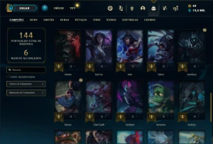 Conta prata 2 com 45 Champs e 35 Skins ( MAIN ADC ) - League of Legends LOL