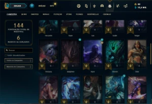 Conta prata 2 com 45 Champs e 35 Skins ( MAIN ADC ) - League of Legends LOL
