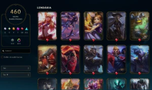 (ACEITO OFERTA) Conta LoL RARA | 460+ Skins | Todos Campeões - League of Legends