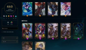 (ACEITO OFERTA) Conta LoL RARA | 460+ Skins | Todos Campeões - League of Legends
