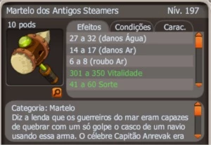 Martelo dos antigos steamers (spiritia) - Dofus