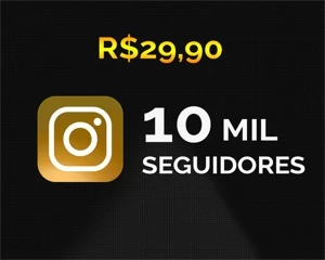 10K SEGUIDORES INSTAGRAM - R$29,90 - Redes Sociais