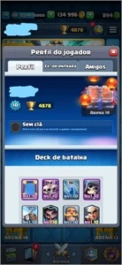 *CONTA CLASH ROYALE* nvl 10, arena 14, 17 lendárias