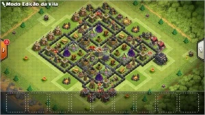 Clash of Clans CV9 quase full + 2.300 gemas