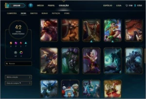 Conta diamante s4,s5,s6, e platina s7 - League of Legends LOL