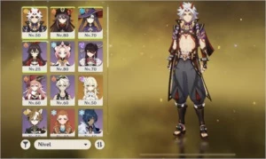 Ar46. Itto, hutao, mona e harpa - Genshin Impact