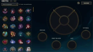 Lol Conta Mestre cheia de skin todos os champs - League of Legends