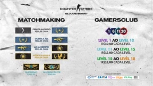 ELOJOB/BOOST DE LEVEL MATCHMAKING/GAMERSCLUB - Counter Strike CS