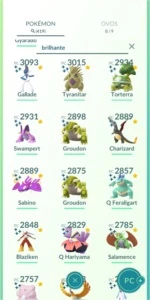 Level 40 90 milhões XP - Pokémon