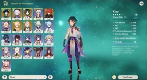 CONTA GENSHIN IMPACT AR-52 Diluc, Xiao, Venti, Qiqi, Jean