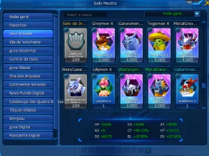 🚀Conta End-Game LA-Omega com Quantum + Bloom + Omm - Digimon Masters Online DMO
