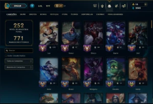 Unranked com 110 CHamps e 67 Skins +1 Prestigio do Sylas - League of Legends LOL