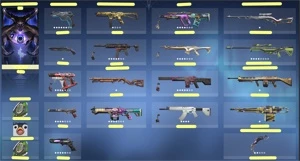 CONTA VALORANT (54 SKINS COMPRADAS NA LOJA) (ELO ASCENDENTE)