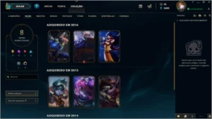 Super conta Unranked + Ícones Antigos - League of Legends LOL