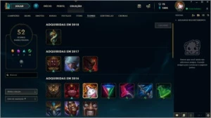 Super conta Unranked + Ícones Antigos - League of Legends LOL