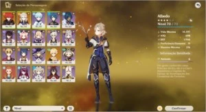 ARC 45 - (46 DestinosE - Albedo/Diluc C1 - 42 Resinas) - Genshin Impact