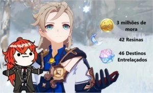 ARC 45 - (46 DestinosE - Albedo/Diluc C1 - 42 Resinas) - Genshin Impact