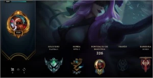 CONTA DE LOL/promoção. PLATINA 2 - League of Legends