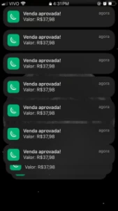 Aplicativo de Notificação de vendas da kiwify - Outros