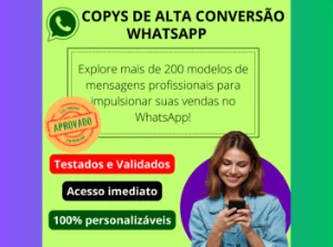 Copys de Alta Conversão para W.h.a.t.s.A.p.p - Venda Muito - Outros