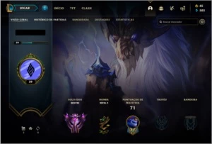 CONTA MASTER 65%WR NO PRECINHO - League of Legends LOL