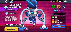 Conta brawl stars com ótimas skins, passe comprado