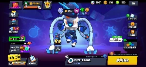 Conta brawl stars com ótimas skins, passe comprado
