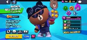 Conta brawl stars com ótimas skins, passe comprado