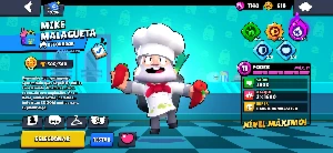 Conta brawl stars com ótimas skins, passe comprado