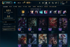 Unranked com TODOS os champs e 194 Skins ( MID / JG / TOP ) - League of Legends LOL