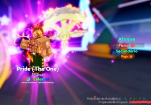 Conta Anime Adventures METAL UNIQUE entre outros - Roblox