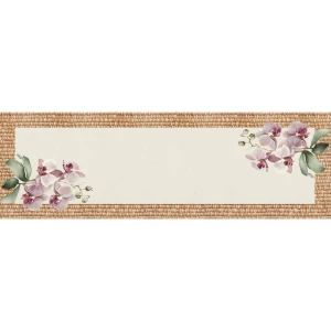Caminho de Mesa 143x46cm - Florais e Folhagens - Artesanato e Personalizados