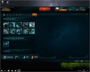 Vendo Conta do LoL Ouro 4 /Borda de Platina - League of Legends