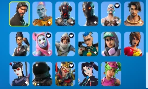 Conta Fortnite Épica Skins desde a Season 3