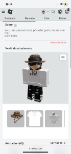 Vendo conta de Roblox com muitas coisas e jogos upados