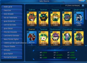 Conta LA DMO Fang Shin - Digimon Masters Online