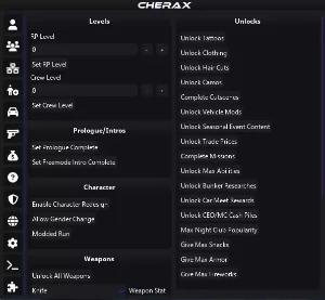 Cherax V5 Mod menu vip para GTA V - Outros