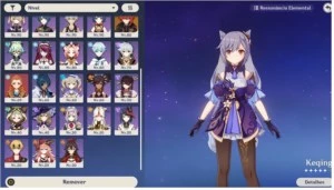 Conta AR 58 com 10 personagens 5* e 3 armas 5* - Genshin Impact