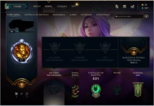 Conta LOL nvl 221, ouro 2 s9,137 champions. - League of Legends