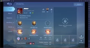 CONTA MOBILE LEGENDS 75% VITORIA,LENDA V