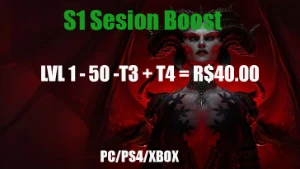 Diablo BOOST Level 1 ao 50 t3+t4(Temporada 1) HARCORE - Blizzard