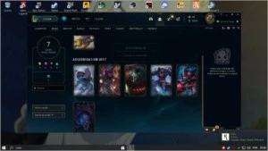 VENDO 4 CONTAS UNRANKED COM SKINS QUE NAO USO MAIS. - League of Legends LOL