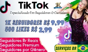 TikTok: Seguidores e curtidas, Qualidade Superior com Preço  - Redes Sociais