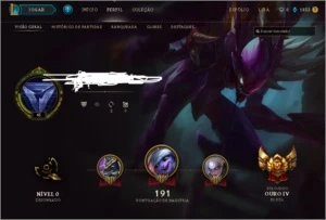 Conta League of Legends - Gold IV LOL